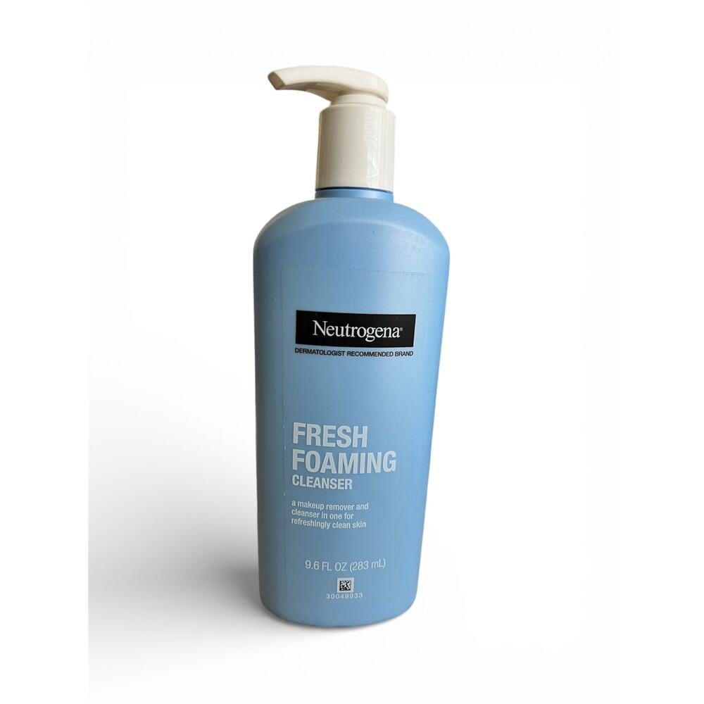 Neutrogena FRESH FOAMING CLEANSER Makeup Remover Discontinued LARGE 9.6oz NEW